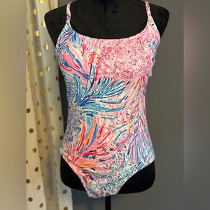 NEW swim One Piece Swimsuits Hawaiian Tropical bathing suit single pool beach